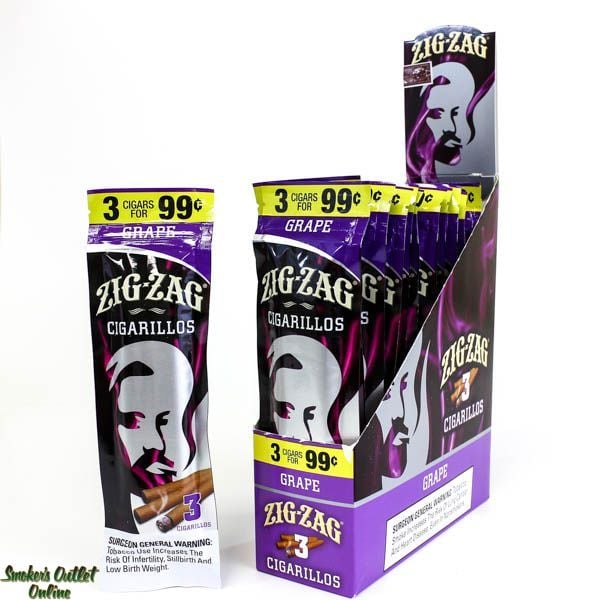 ZIGZAG 3/99 CIGAR GRAPE
