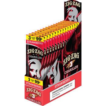 ZIGZAG 3/99 CIGAR STRAWBERRY