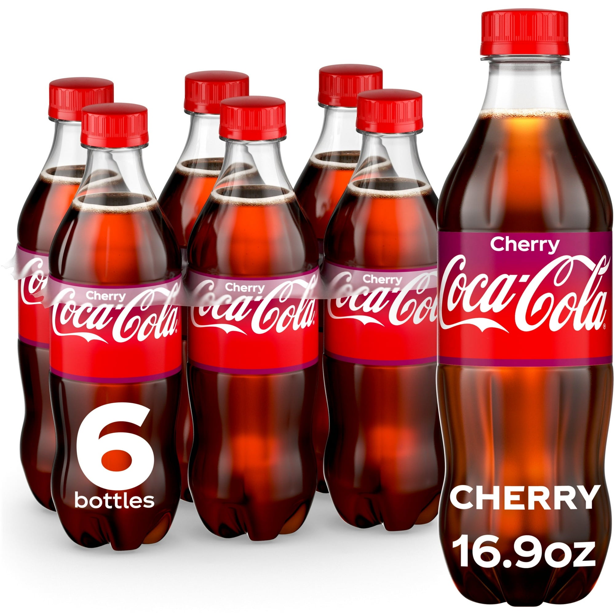CHERRY COKE 16.9OZ 6PK BOTTLES