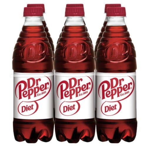 DIET DR PEPPER 16.9OZ 6PK BOTTLES