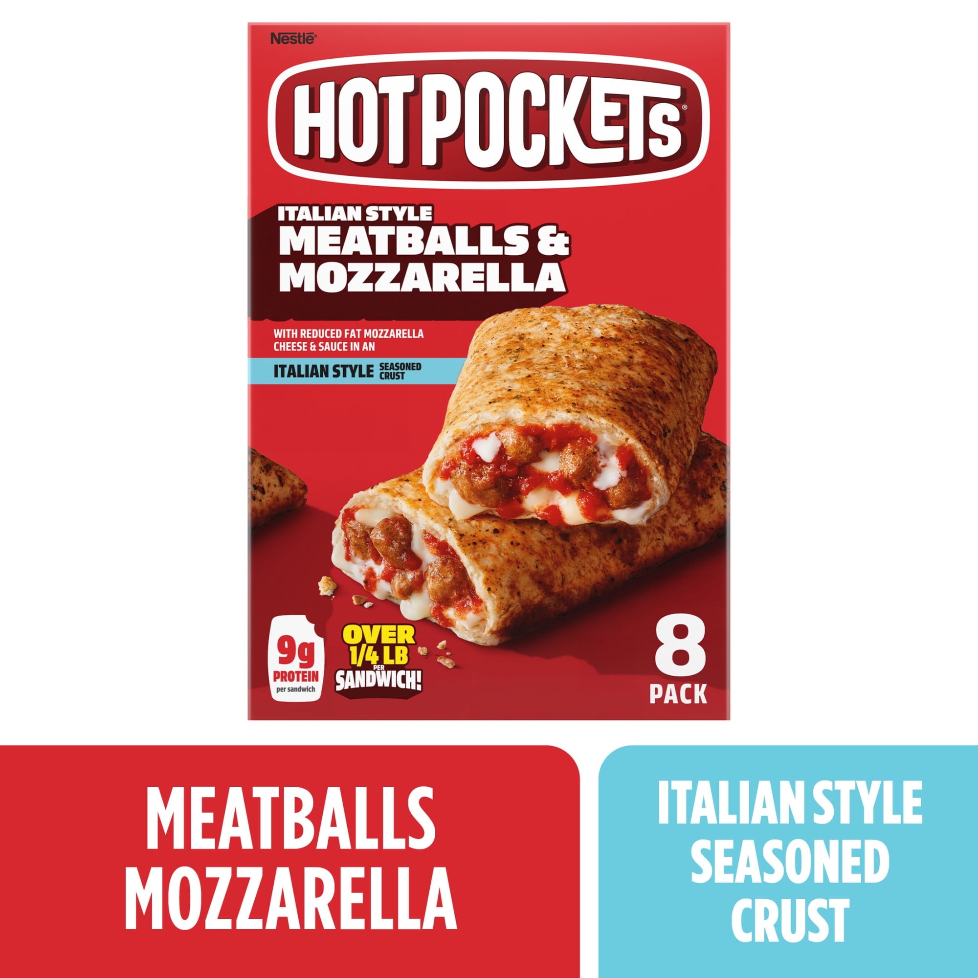 HOT POCKETS MEATBALLS & MOZZARELLA 8PK