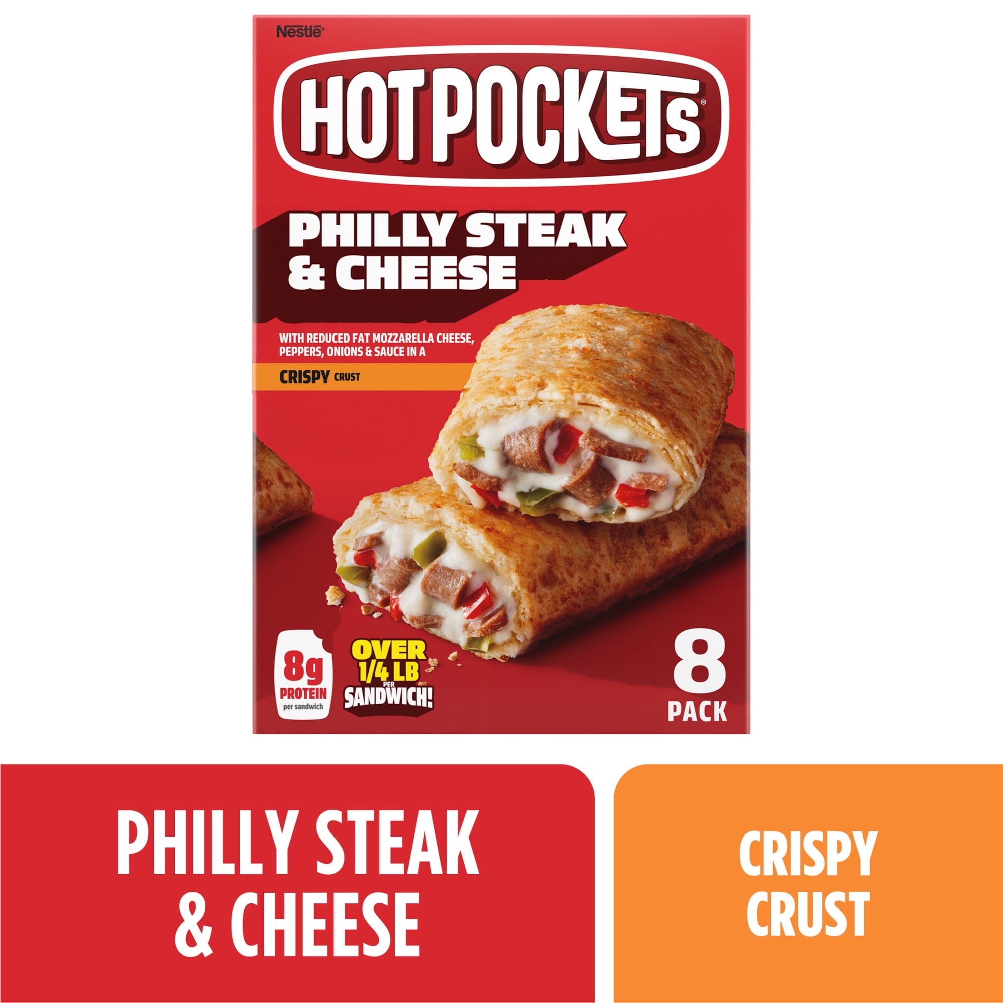 HOT POCKETS PHILLY STEAK & CHEESE 8PK