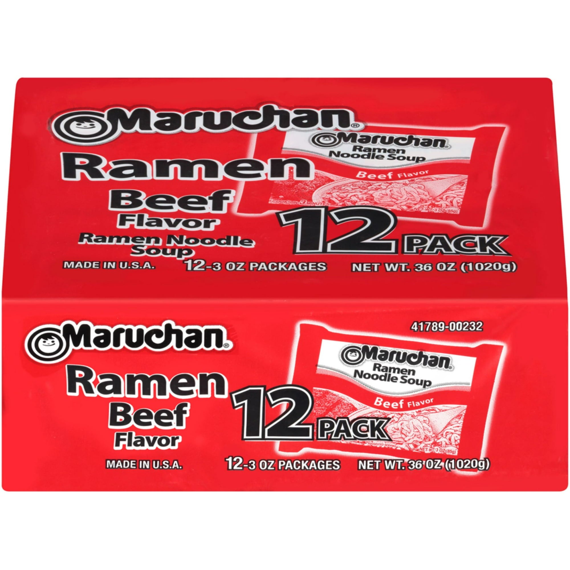 MARUCHAN RAMEN BEEF FLAVOR 12PK
