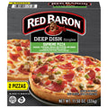 RED BARON SUPREME DEEP DISH PERSONAL PIZZA 2PK
