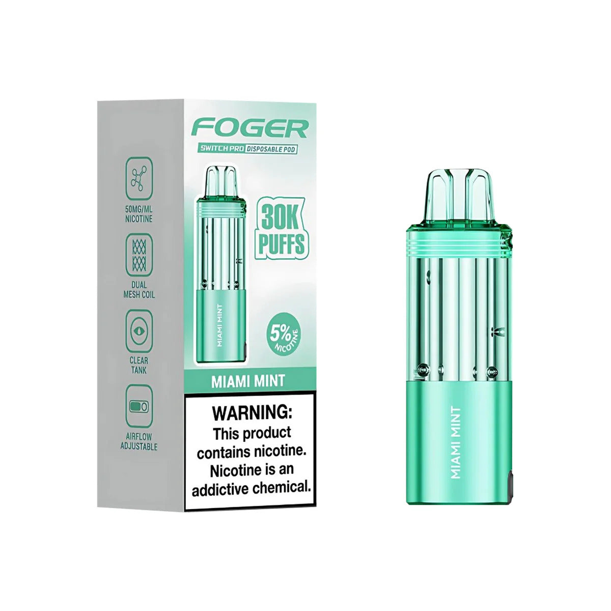 FOGER POD 30K MIAMI MINT