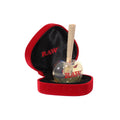 RAW GLASS HEART CONE HOLDER