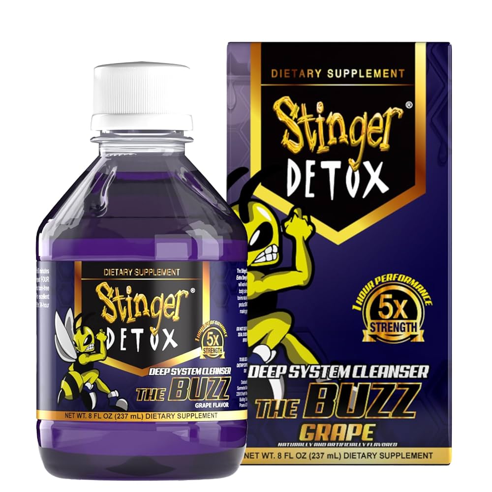 STINGER 5x DETOX 8OZ GRAPE
