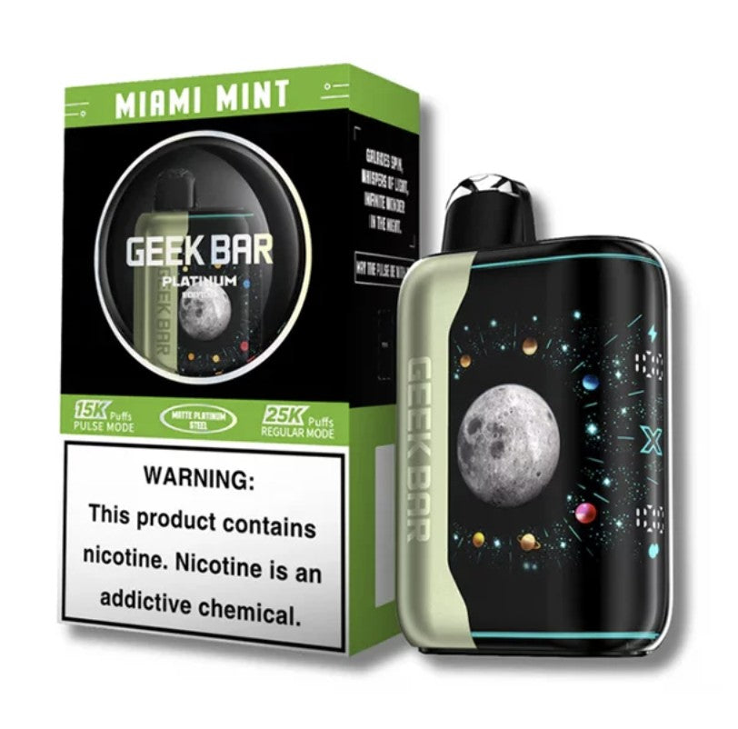 GEEK BAR PLATINUM 25K MIAMI MINT