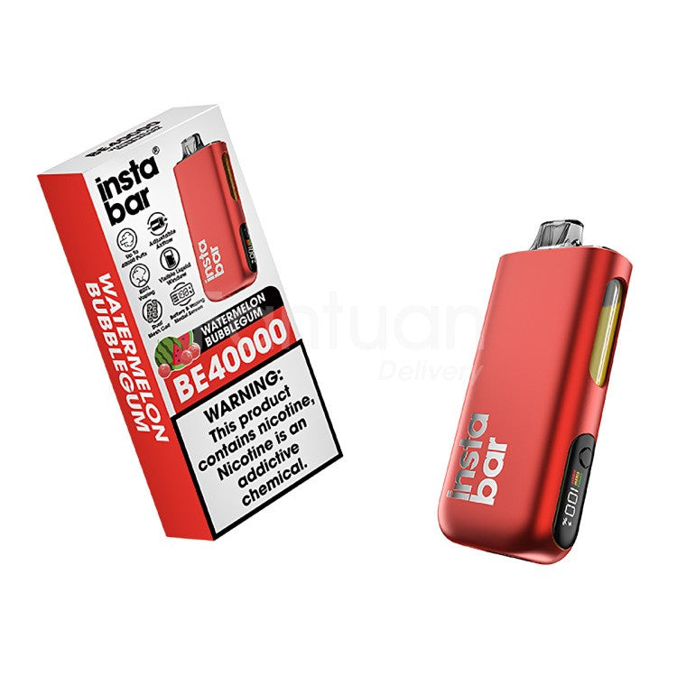 INSTA BAR 40K 10PK WTRMLN BUBLGU