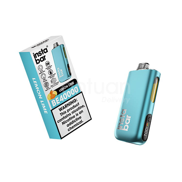 INSTA BAR 40K 10PK LEMON LIME