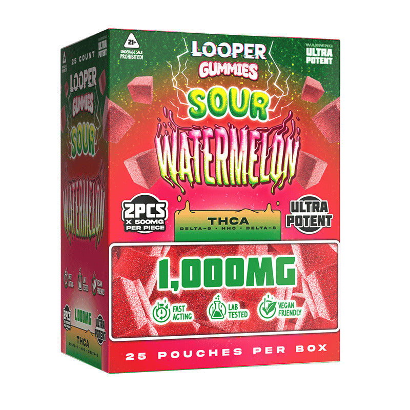 LOOPER GUMMY 25CT SOUR WATERMELO