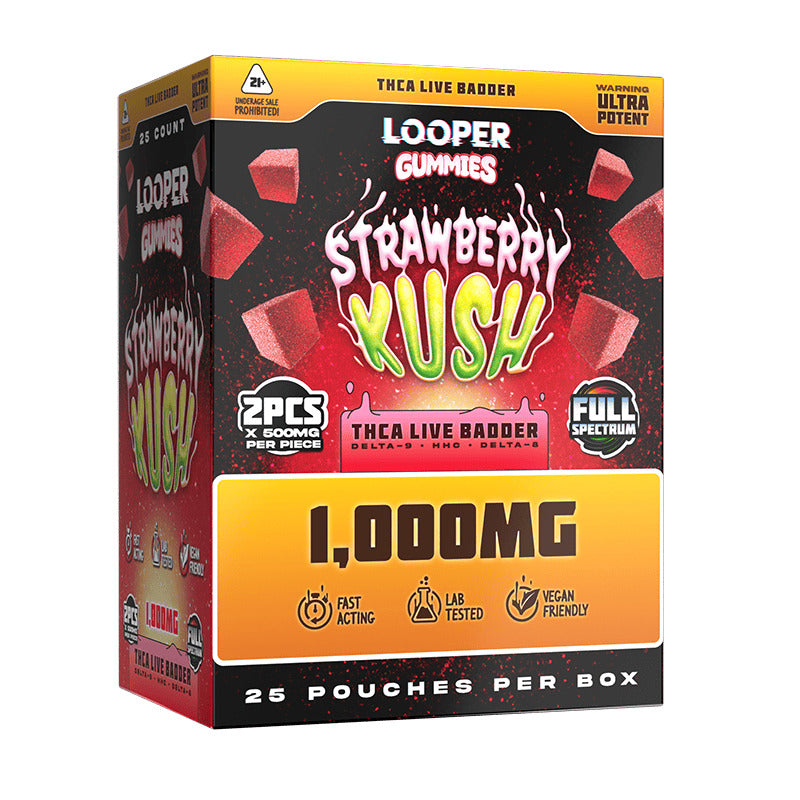 LOOPER GUMMY 25CT STRAWBERRY KUS