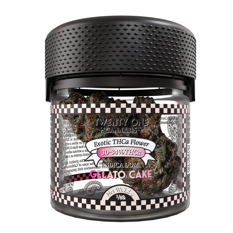 21 3.5GM FLOWER 1CT GELATO CAKE