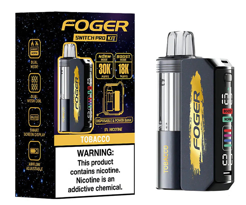 FOGER 30K TOBACCO 5CT