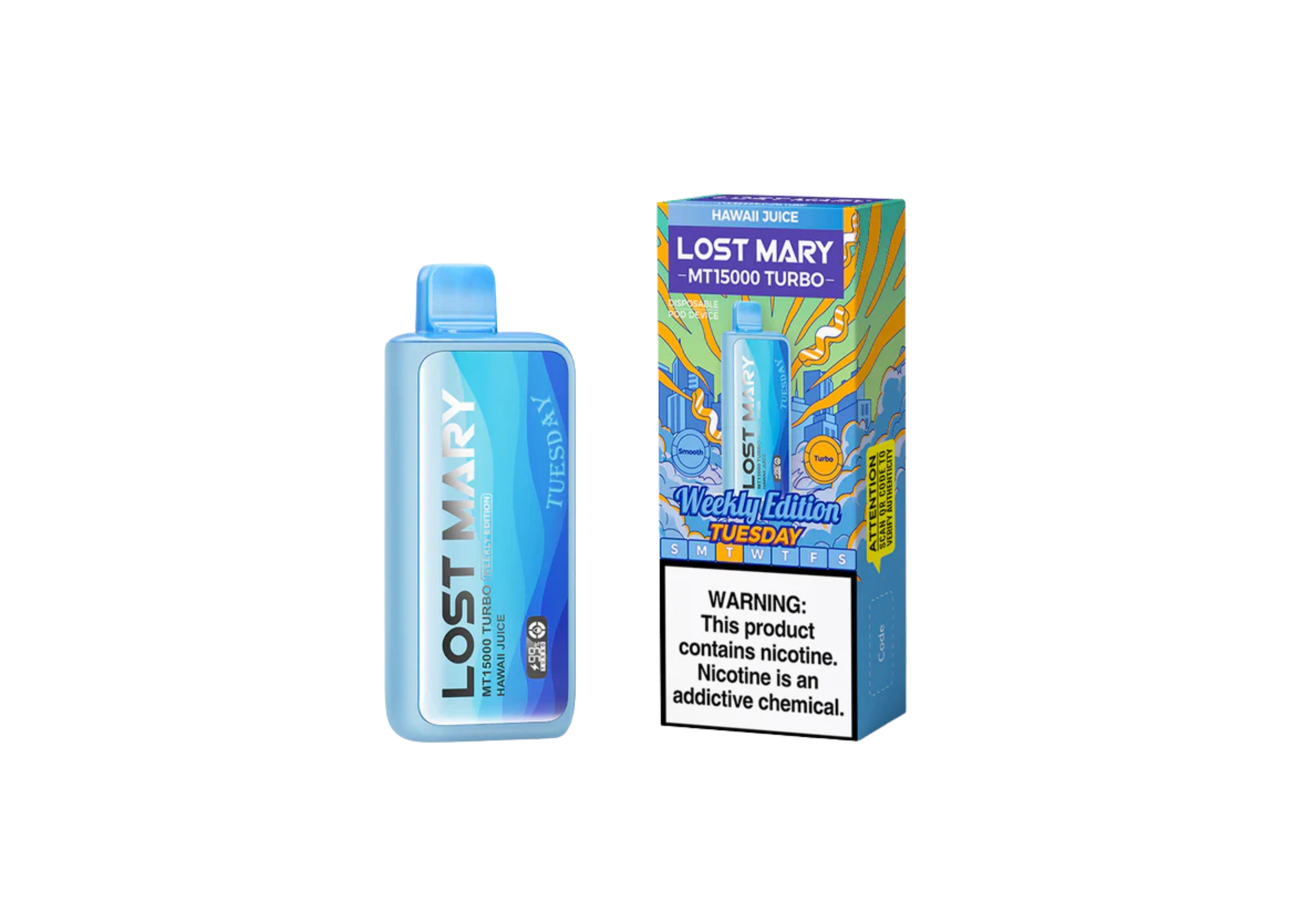 LOST MARY 15K HAWAI JUICE 5CT