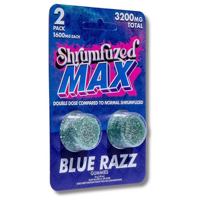 SHRUM MAX 3200MG 2GUMIE 1CT BLUE