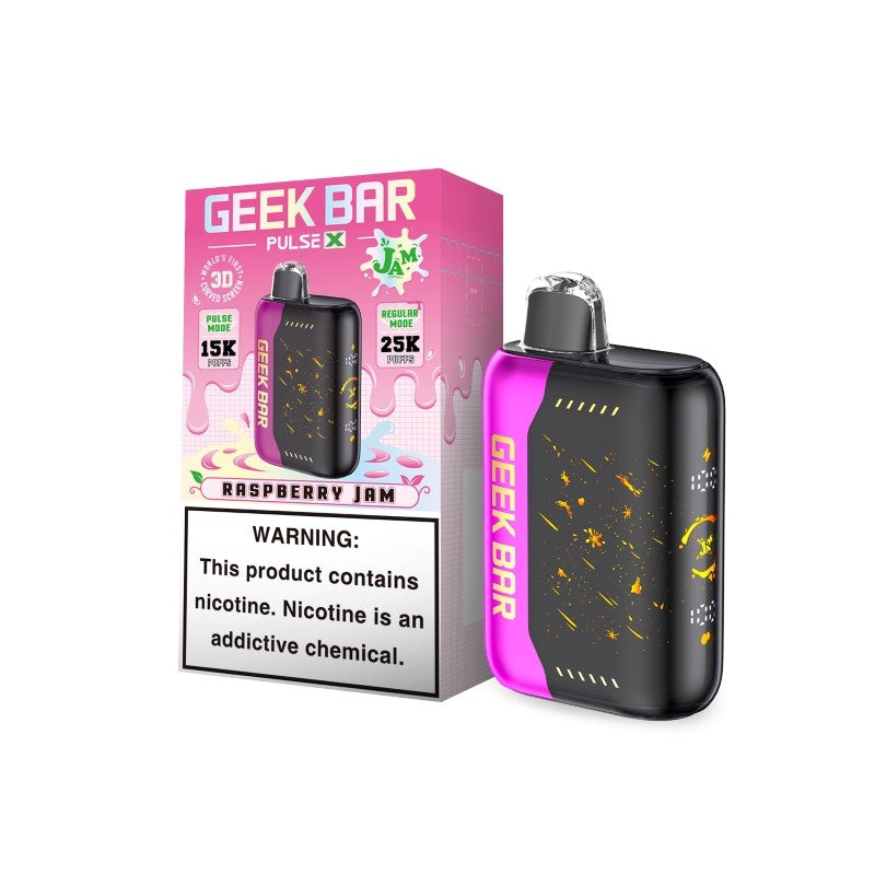 GEEK BAR 25K RASPBERRY JAM 5CT