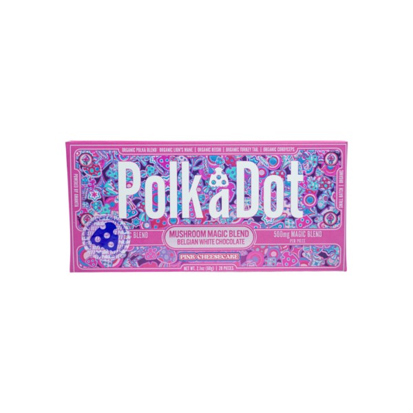 POLKA DOT 500MG MSHROM 1CT PINK