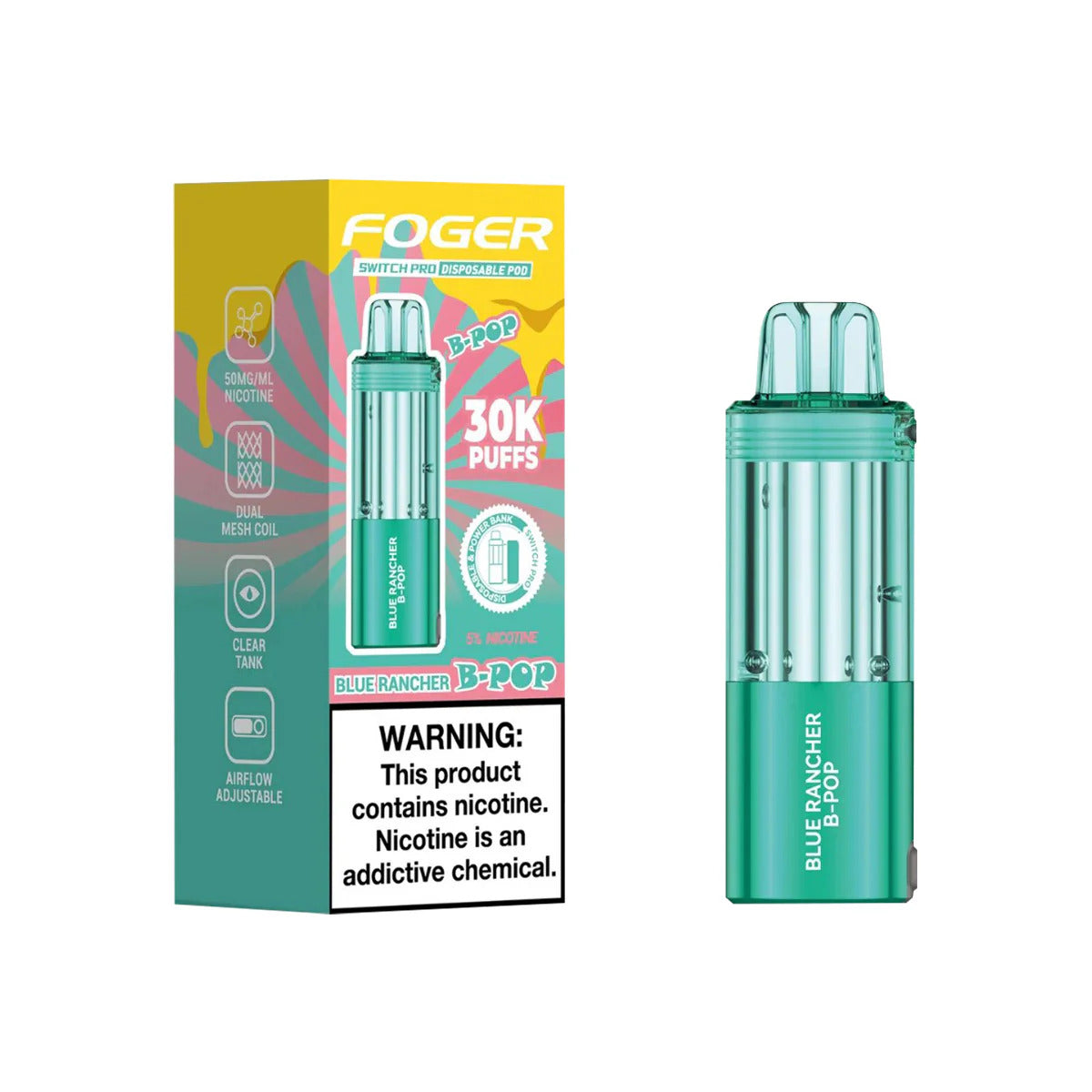 FOGER POD 30K 5CT BLUE RANCHER B