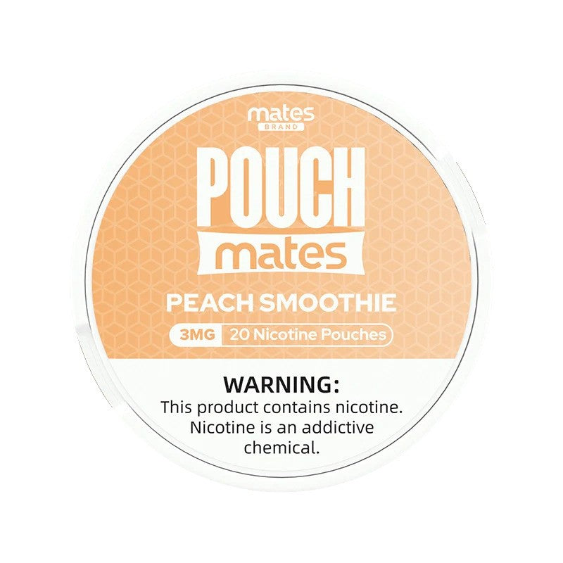 MATES NIC POUCH 3MG 5CT PEACH