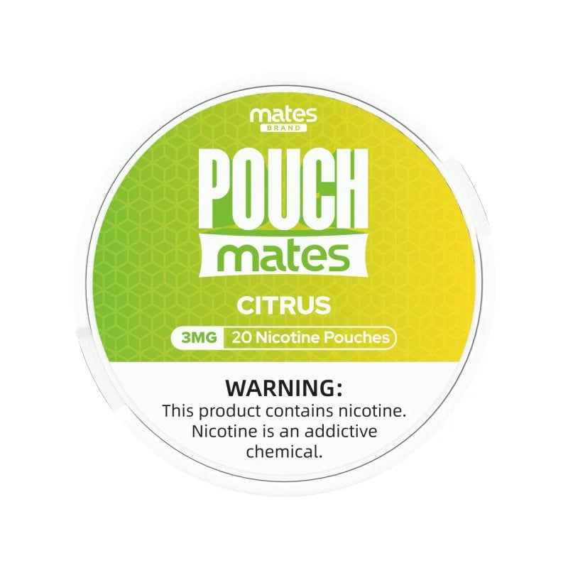 MATES NIC POUCH 3MG 5CT CITRUS