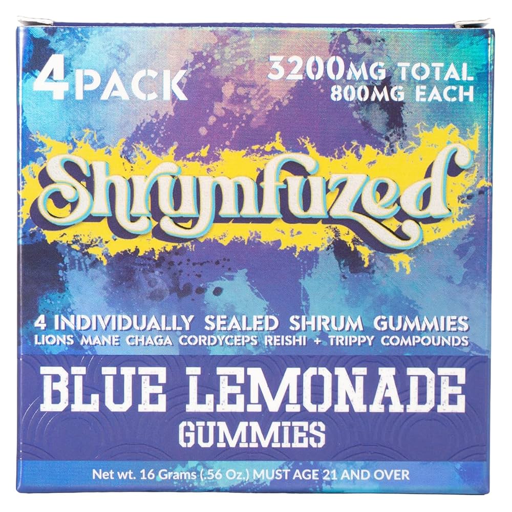 SHRUMFUZED 3200MG 4GUMIE 1CT BL