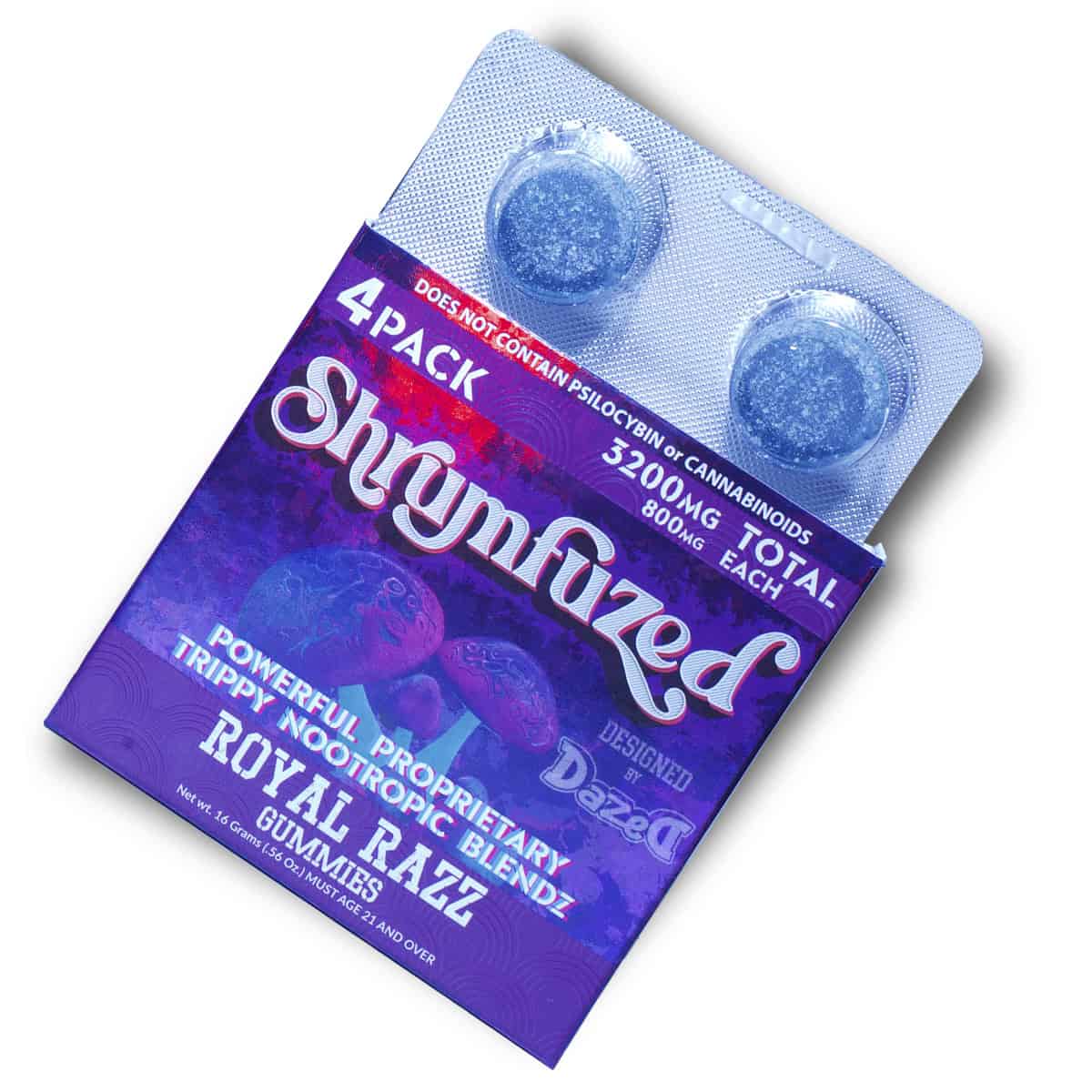 SHRUMFUZED 3200MG 4GUMIE 1CT RR