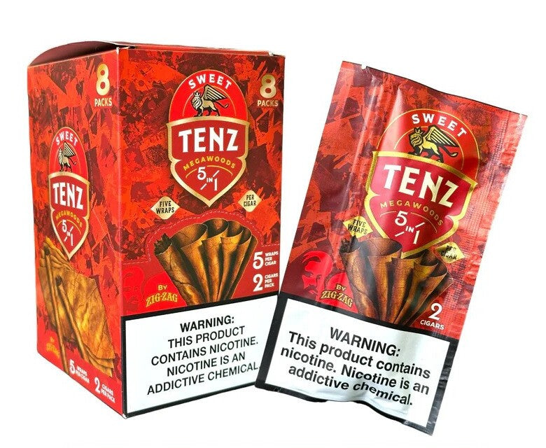 ZIGZAG TENZ LEAF 8/2CT SWEET