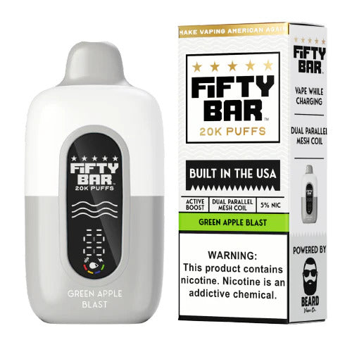 FIFTY BAR 20K 5CT GREEN APPLE