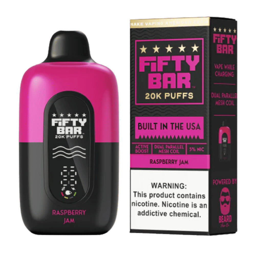 FIFTY BAR 20K 5CT RASPBERRY JAM