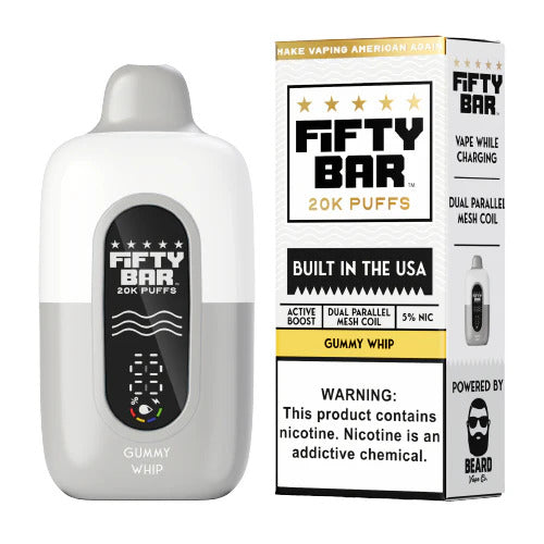 FIFTY BAR 20K 5CT GUMMY WHIP