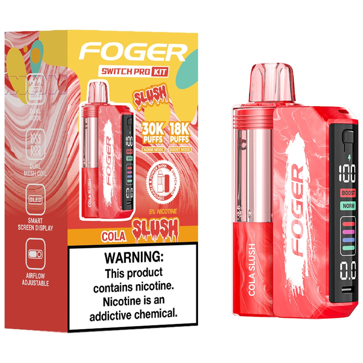 FOGOR 30K COLA SLUSH 5CT