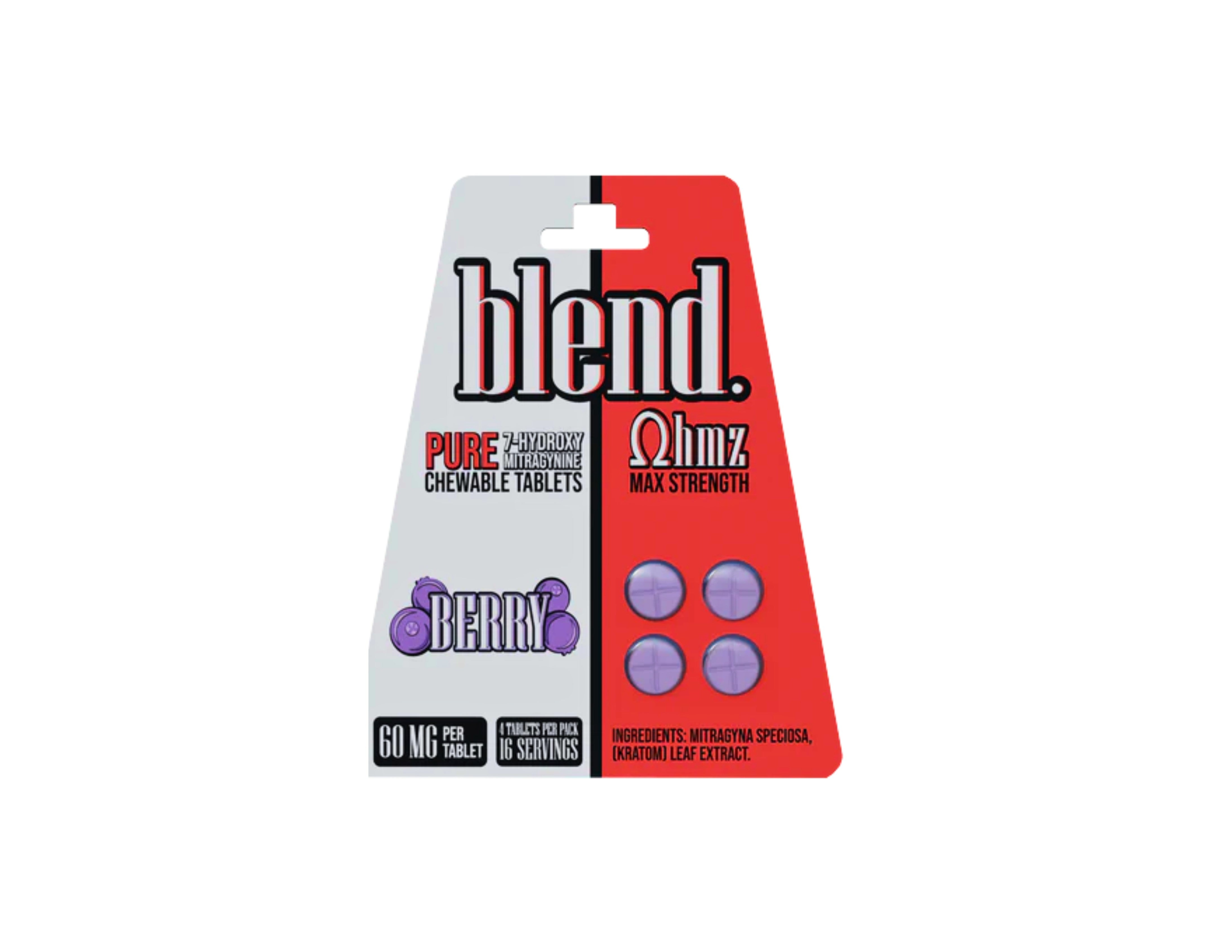 BLEND 7HYDRO 60MG 4TAB 5CT BERRY