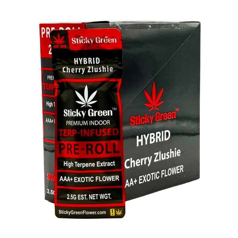 STICKYGREEN TERP 2.5G 2PR 1CT CZ