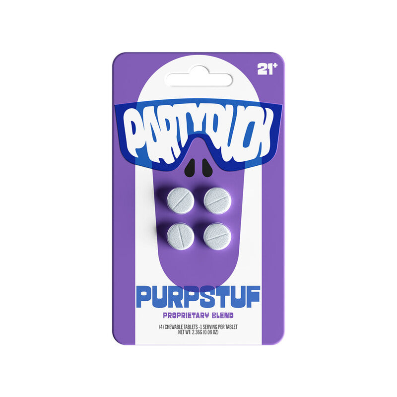 PARTYDUCK PB 4TAB 10CT PURPSTUF