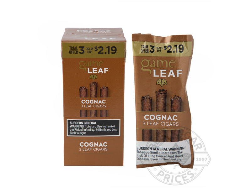 GAME LEAF 3/$2.19 COGNAC