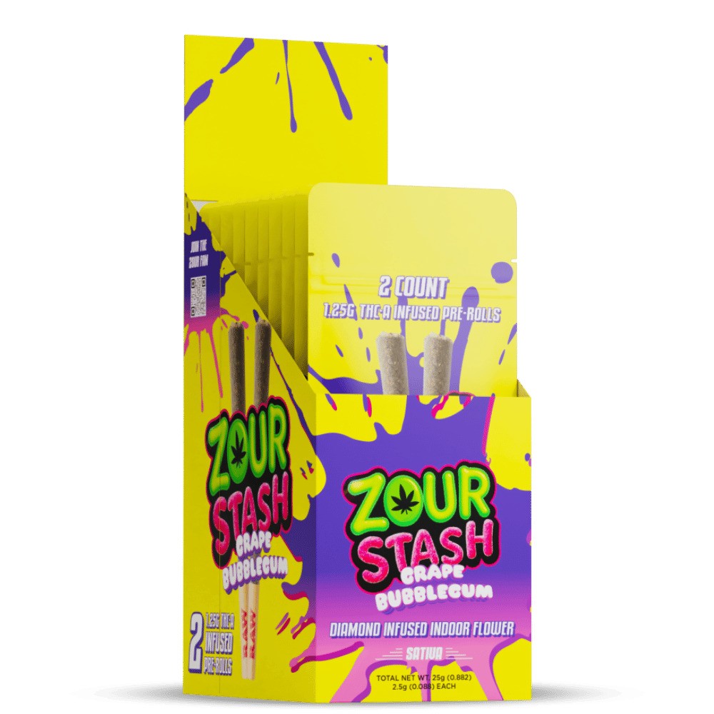 ZOUR STASH 3G 2PR 10CT GRAPE