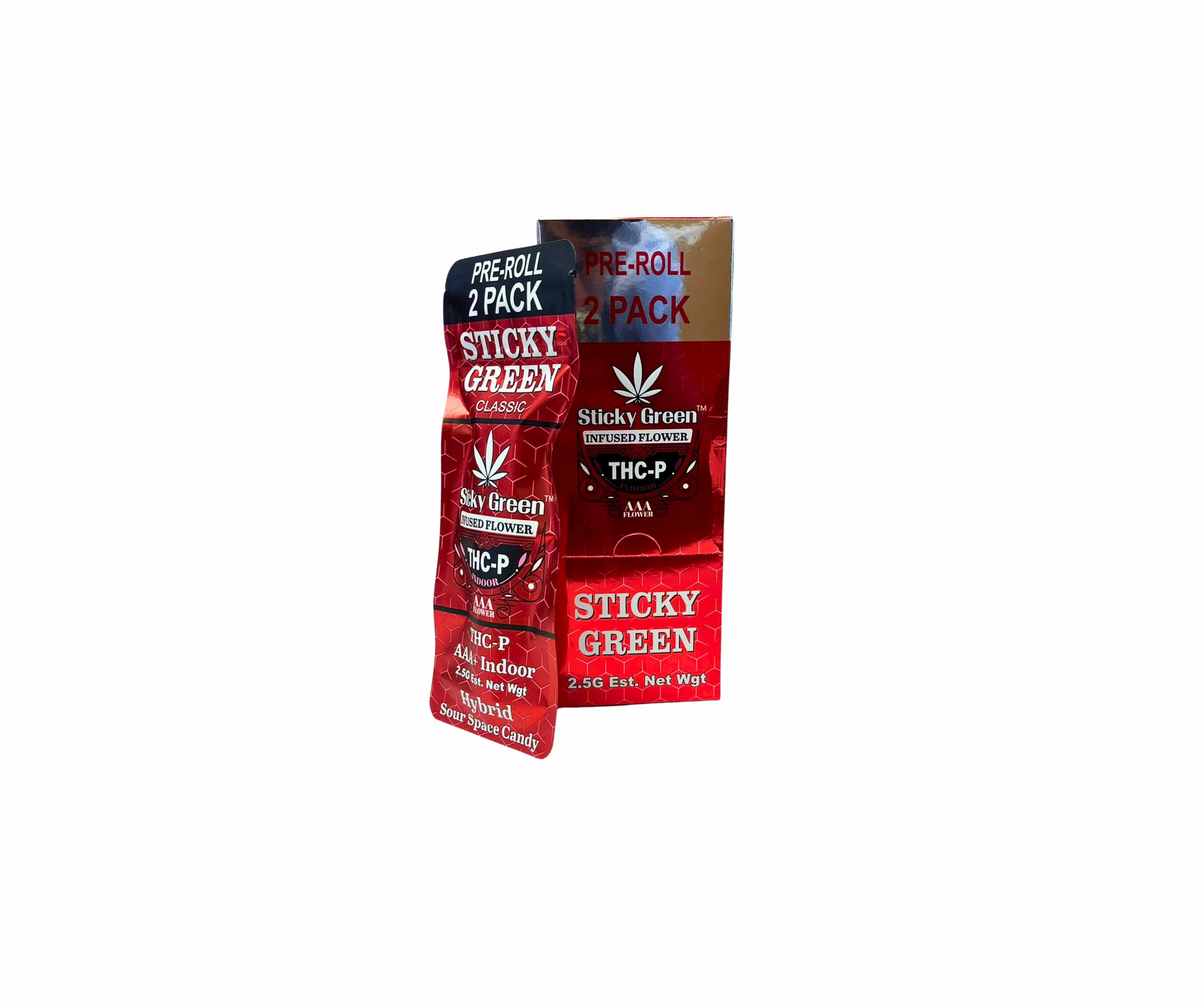 STICKY GREEN 2.5G 10PK RED SSC H