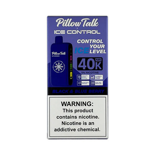 PILLOW TALK 40K 5PK BLACK & BLUE