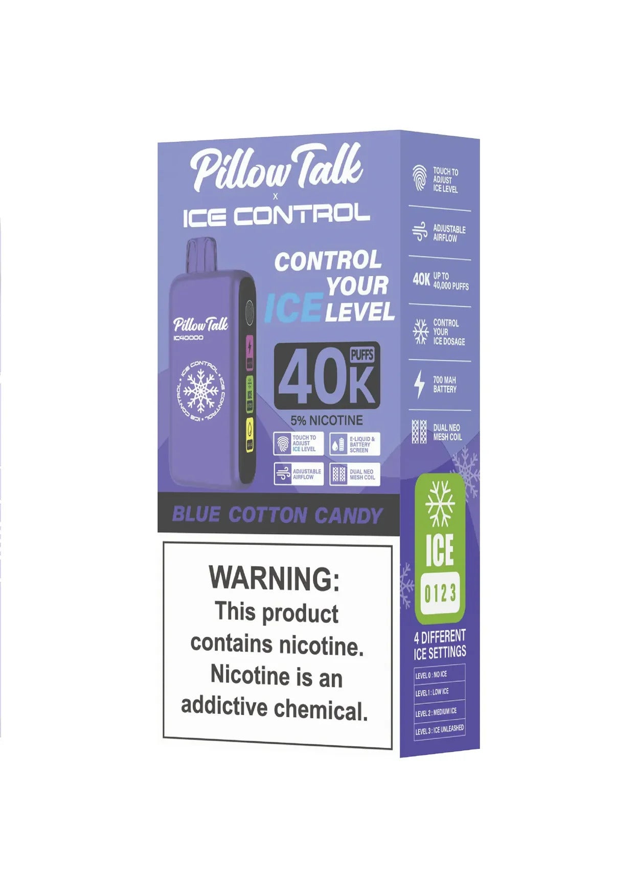 PILLOW TALK 40K 5PK BLUE COTTON