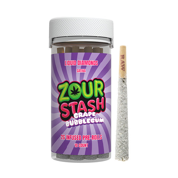 ZOUR STASH 2G 10PR 5CT GRAPE BUB
