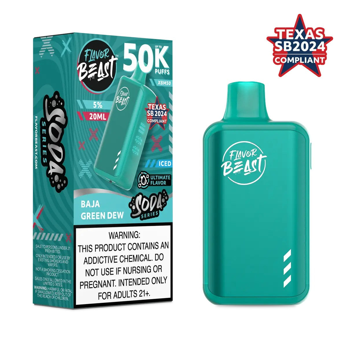 FLAVOR BEAST 50K 5CT BAJA GREEN