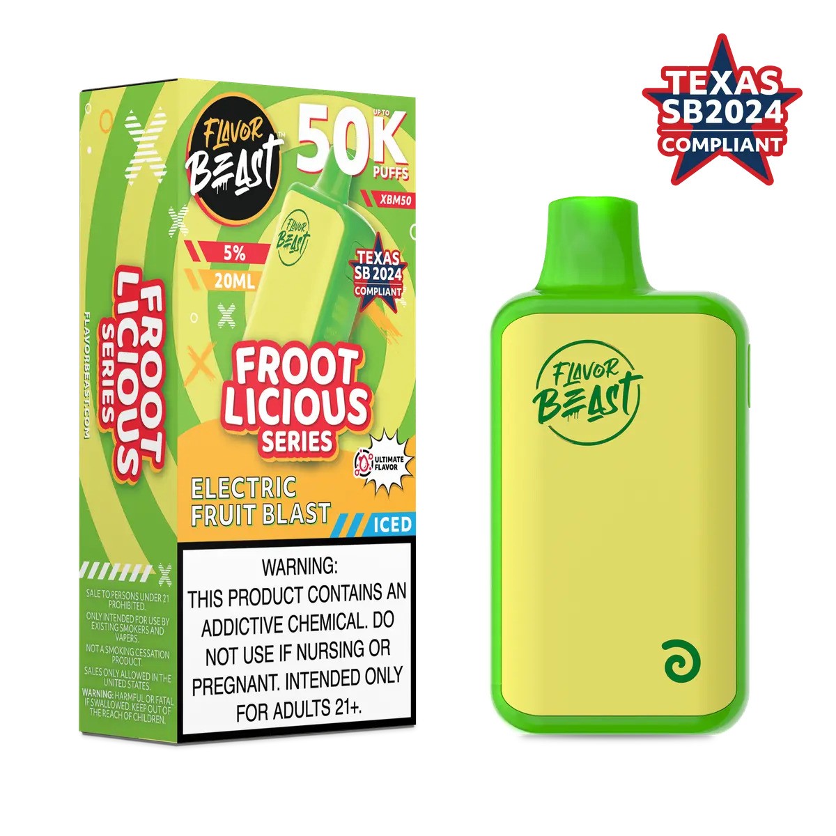 FLAVOR BEAST 50K 5CT ELECTRIC FR