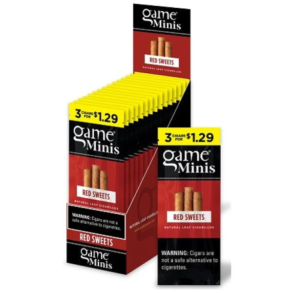 GAME RED SWEET MINI 3/$1.29 15PK