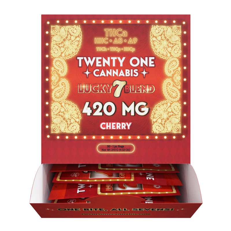 21 LUCKY7 420MG GUMIE 30CT CHERY