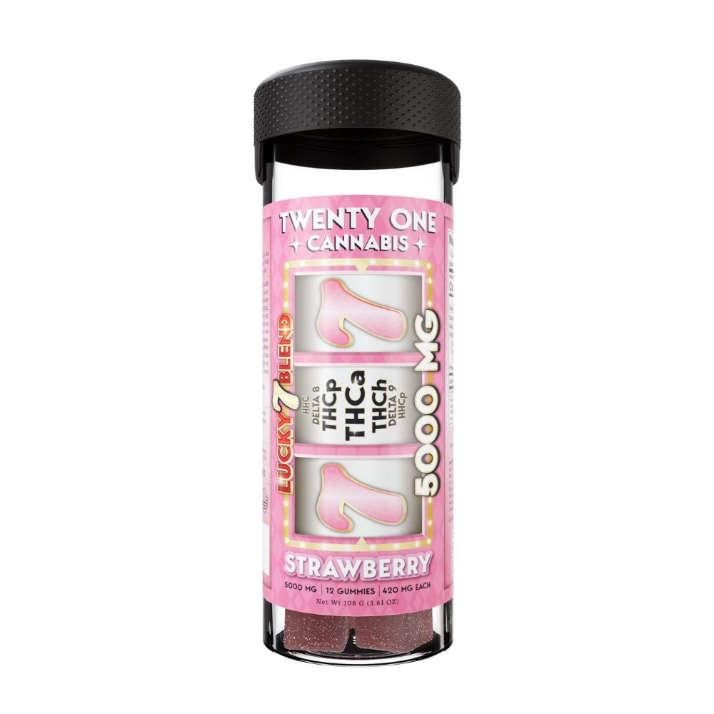 21 5000MG 12GUMMIE 1CT STRAWBERY