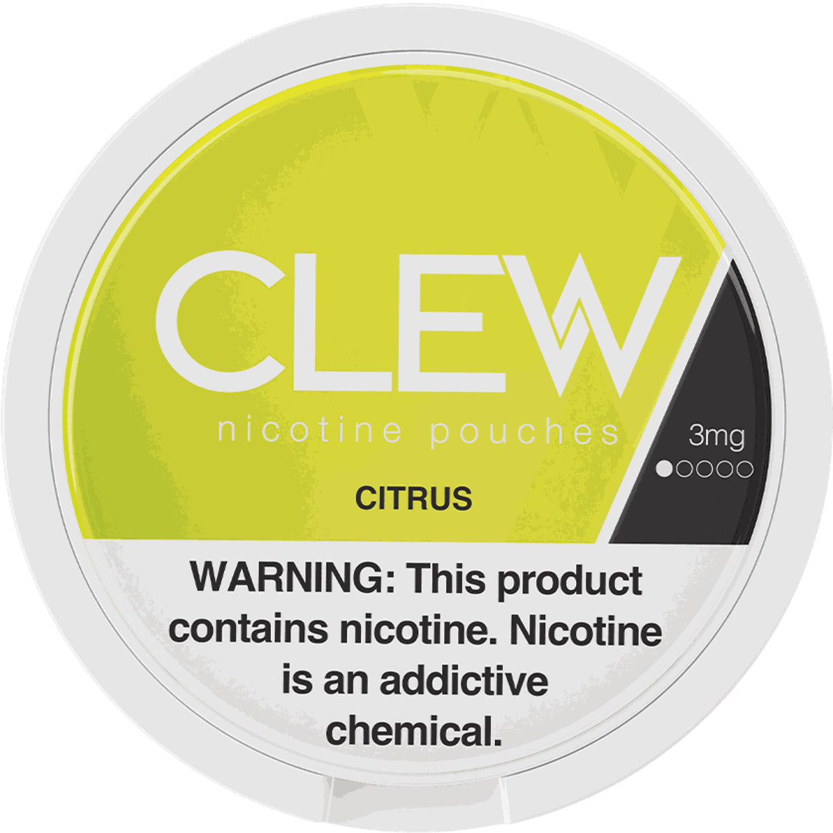 CLEW NIC POUCH 3MG CITRUS