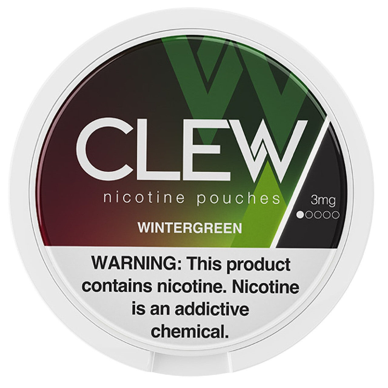 CLEW NIC POUCH 3MG WINTERGREEN