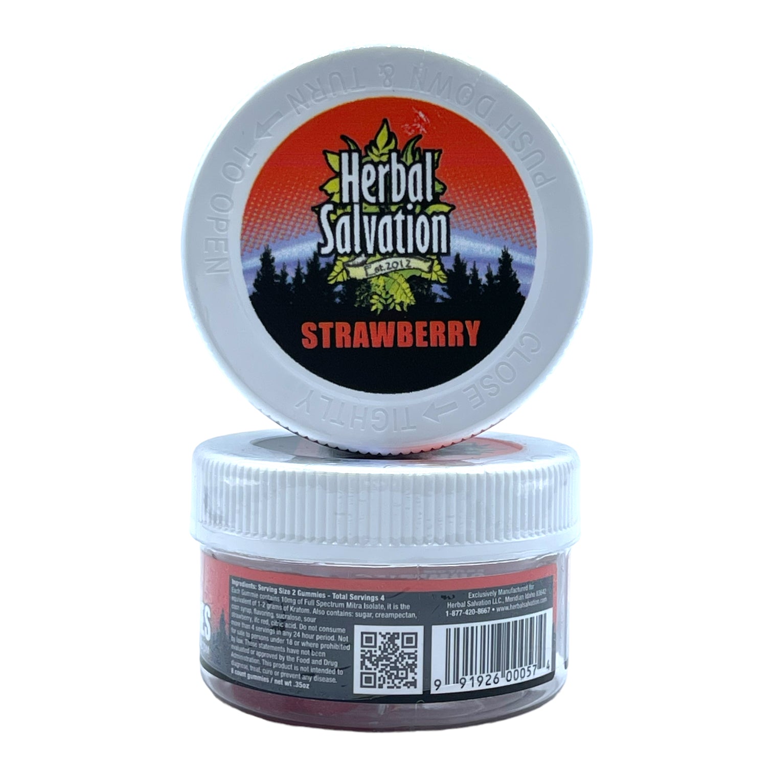 HERBAL SALVATION 8GUMIE 1CT STRB