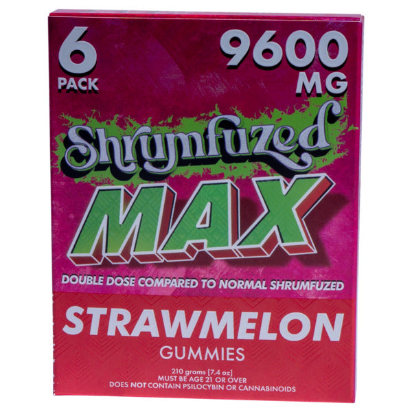 SHRUM MAX 9600MG 6GUMIE 5CT STRW